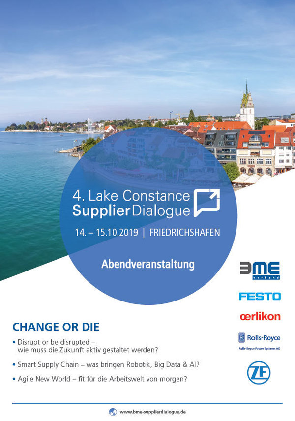 Kongress und Vorabendveranstaltung Lake Constance Supplier Dialogue